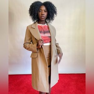 Vivienne Westwood AW14 Red Label Camel Coat IT 40 NEW